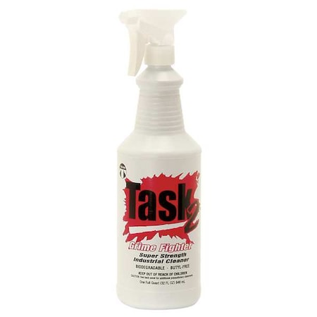 Super Strength Industrial Cleaner, Trigger Spray Bottle, 32 oz, Unscented MPN:TASK2GF-QT
