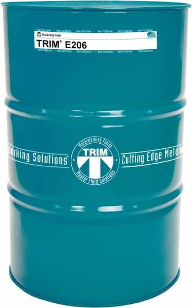 Cutting & Grinding Fluid Fluid: TRIM E206, Liquid, 54 gal Drum MPN:E206-54G