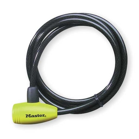 Cable Lock, Braided Steel, 6 ft MPN:8154DPF
