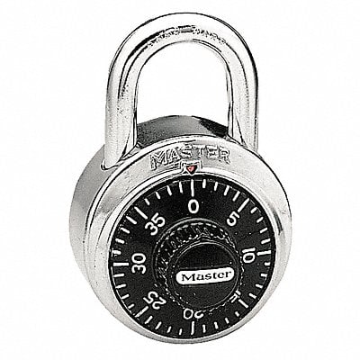 Combination Padlock 2 in Round Silver MPN:1525