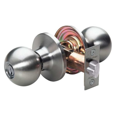 Knob Lockset, Ball Style, Satin Nickel MPN:BA0115KA4S