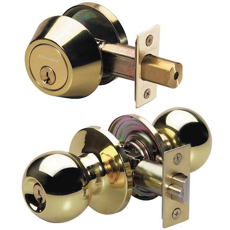 Knob Lockset, Mechanical, Entrance, Grd. 3 MPN:BAC0603