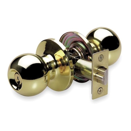 Knob Lockset, Mechanical, Entrance, Grd. 3 MPN:BAO0103