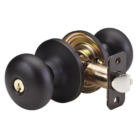 Knob Lockset, Biscuit Style, Aged Bronze MPN:BC0112PKA