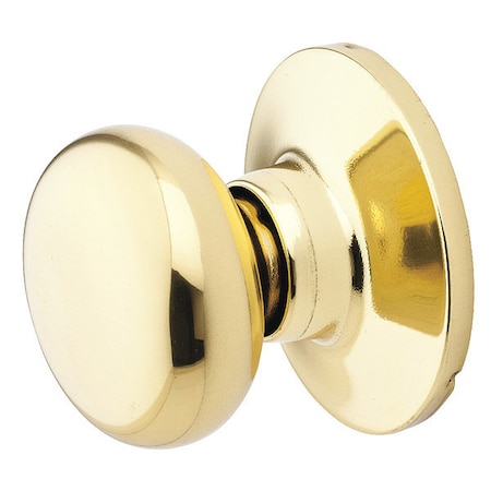 Knob Lockset, Biscuit Style, Polished Brss MPN:BC0503BOX