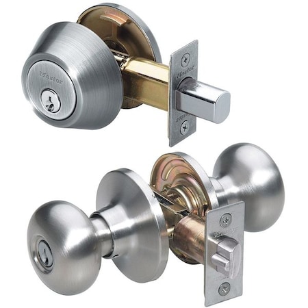Knob Lockset, Mechanical, Entrance, Grd. 3 MPN:BCCO0615