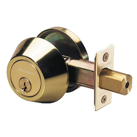 Deadbolt, Polished Brass, Single Cylinder MPN:DS0603KAS