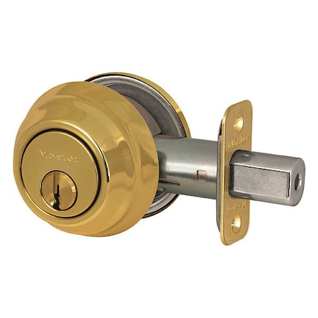 Deadbolt, Polished Brass, Single Cylinder MPN:DSH0603KA4WK