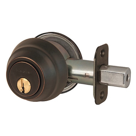 Deadbolt, Aged Bronze, Single Cylinder MPN:DSH0612PKA4S