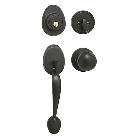Knob Lockset, Biscuit Style, Aged Bronze MPN:HDLBC0612PKA4S