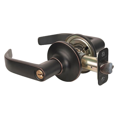 Lever Lockset, Aged Bronze, Return Style MPN:RL0112PKA4