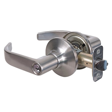 Lever Lockset, Satin Nickel, Return Style MPN:RL0215KA4S