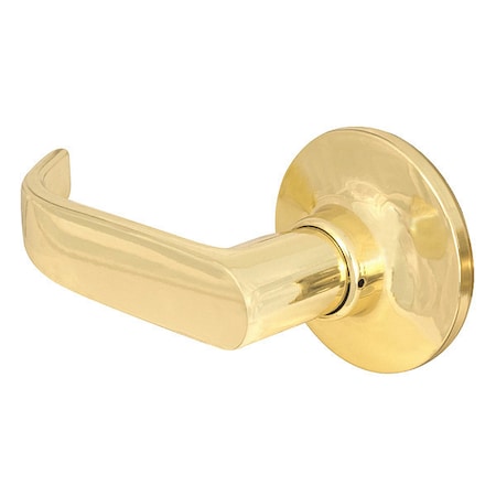 Lever Lockset, Polished Brss, Return Style MPN:RL0503BOX