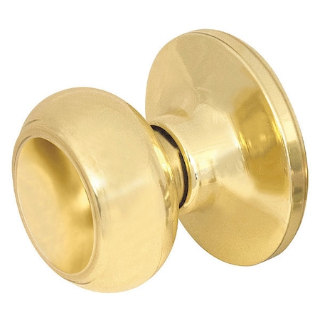 Knob Lockset, Rusk Style, Polished Brass MPN:RU0503BOX