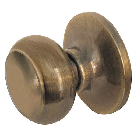 Knob Lockset, Rusk Style, Antique Brass MPN:RU0505BOX