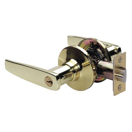 Lever Lockset, Satin Brass, Straight Style MPN:SLL0103KA4S