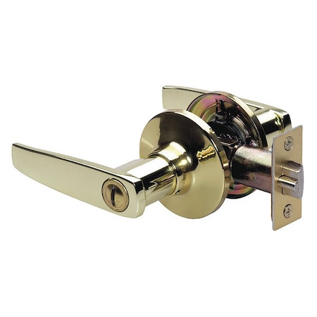 Lever Lockset, Polished Brss, Strght Style MPN:SLL0303BOX