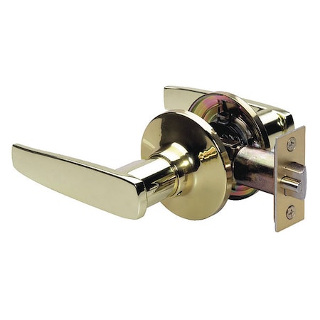 Lever Lockset, Polished Brss, Strght Style MPN:SLL0403BOX