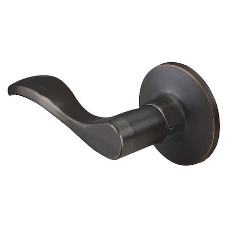 Lever Lockset, Aged Bronze, Wave Style MPN:WLLH0512PBOX
