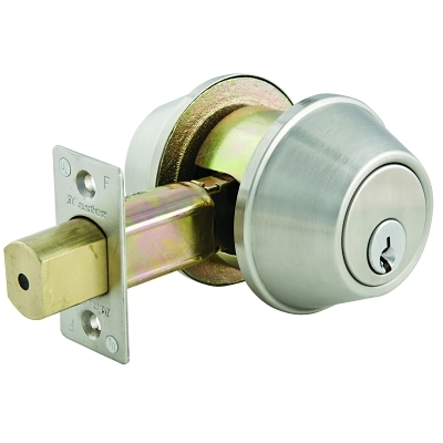 Com Dble Cyl Deadbolt Satin Chrome KA4 Schlage C MPN:DSC0732DKA4