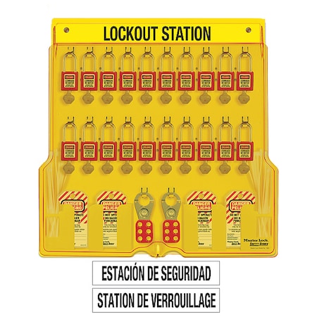 Lockout Station, Filled, Ylw, Keyed Diff MPN:1484BP410ES