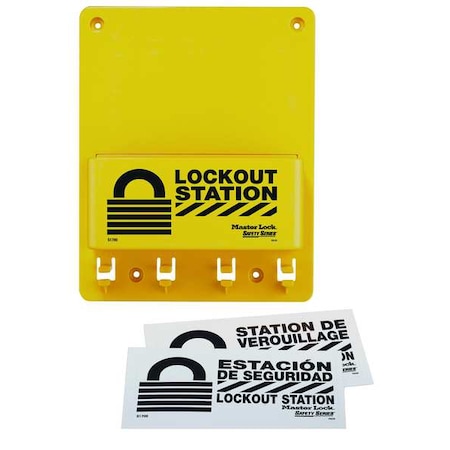 Lockout Station, Unfilled, 9-3/4 In H MPN:S1700