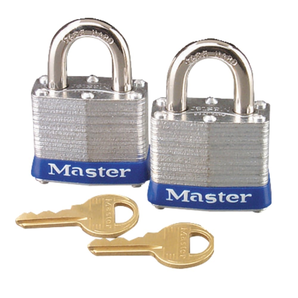 Master Lock Maximum Security Padlocks, Pack Of 2 (Min Order Qty 3) MPN:3T