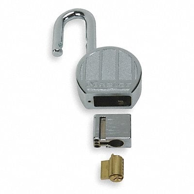 Keyed Padlock 15/16 in Round Silver MPN:230
