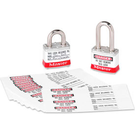 Master Lock® Lock Labels With Clear Laminate Overlabel Pkg Qty 40 461 461