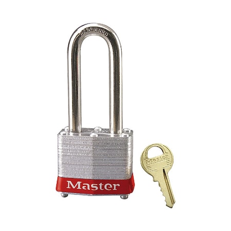 Red Safety Lockout Padlock w/2