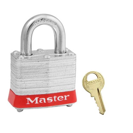 4 Pin Tumbler Padlockw/Red Bumpe MPN:3RED