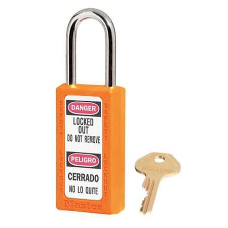 6 Pin Tumbler Padlock Keyed DIFF. Saftey Lock MPN:411ORJ