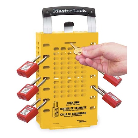 Yellow Latch Tight Grouplock Box MPN:503YLW