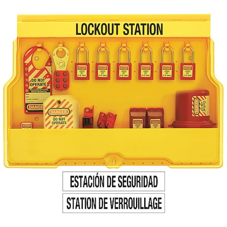Lockout Station Electrical Lockout w/410RED Xeno MPN:S1850E410