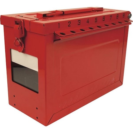Lrg Portable Group Lockbx w/Win/Rewritable Tag MPN:S602