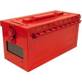 MasterLock® Group Lock Box With Key Window Red S600 S600