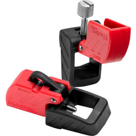 Master Lock® Grip Tight Plus Molded Case Circuit Breaker Lockout Device 480/600V Red S3822