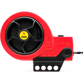 MasterLock® 9'L Retractable Cable Lockout Device Nylon Cable Red/Black S866 S866