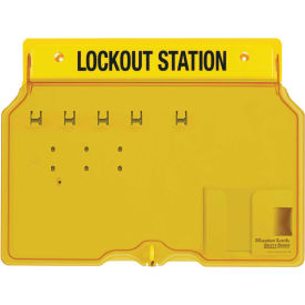 Master Lock® 4 Padlock Station With Cover Unfilled 1482B 1482B