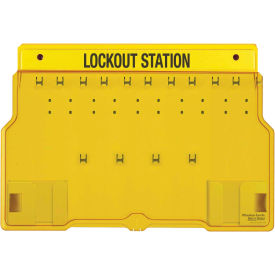 Master Lock® 10 Padlock Station With Cover Unfilled 1483B 1483B