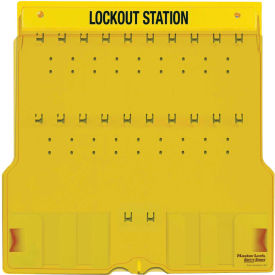 Master Lock® 20 Padlock Station With Cover Unfilled 1484B 1484B