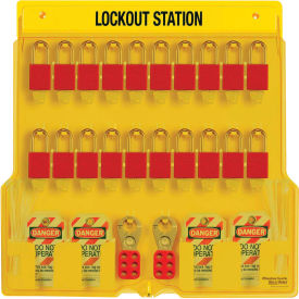 Master Lock® 20 Padlock Station With Cover 1484BP1106 1484BP1106