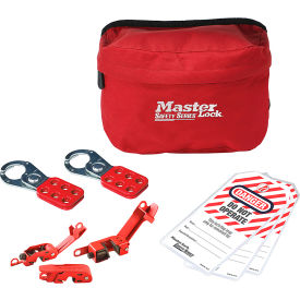 Master Lock® Lockout Pouch Basic Electrical Device Assortment Red S1010EBAS