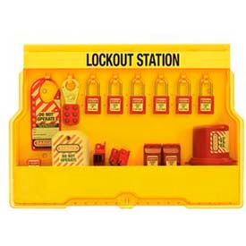 Master Lock® Lockout Station Electrical Focus Zenex™ Thermoplastic Padlocks S1850E410 S1850E410