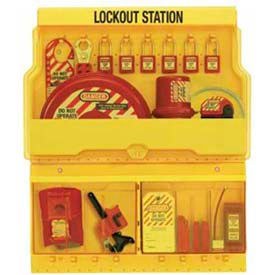 Master Lock® Lockout Station 16 Hanger Clips 23-1/2