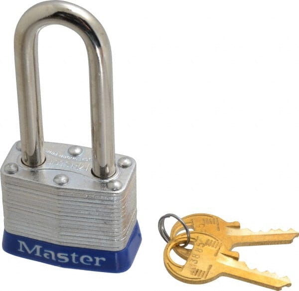 Lockout Padlock: Keyed Different, Laminated Steel, 2