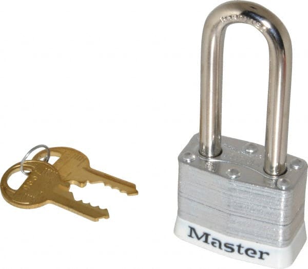 Lockout Padlock: Keyed Different, Laminated Steel, 2
