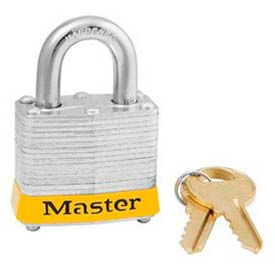 Master Lock® Steel Padlock No. 3 Reinforced Laminate 1-9/16