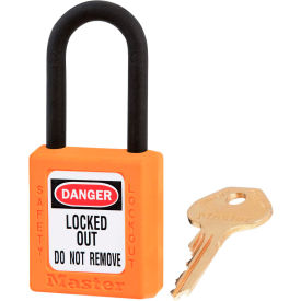 Master Lock® Dielectric Zenex™ 406KAS6ORJ Safety Padlock Orange 6/Set 406KAS6ORJ