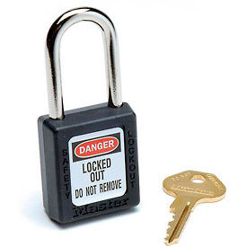 Master Lock® Safety 410 Series Safety Zenex™ Thermoplastic Padlock Black 410BLK 410BLK